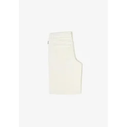Short en jeans fille CARPUGI blanc Lola