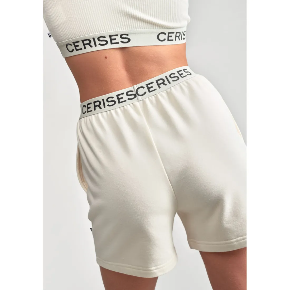 Short fille ANNEGI blanc