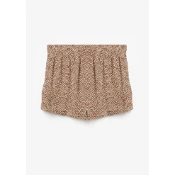 Short fille CALVIGI marron en viscose Ava