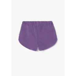 Short fille CRISTIGI violet en coton