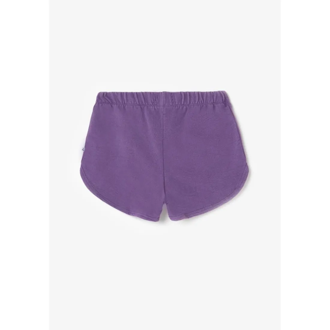 Short fille CRISTIGI violet en coton