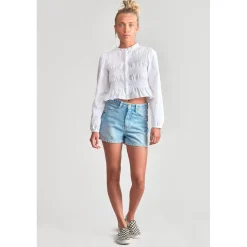 Short fille en jeans LEMI bleu