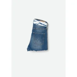 Short fille en jeans TIKA bleu