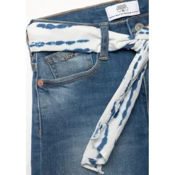 Short fille en jeans TIKA bleu