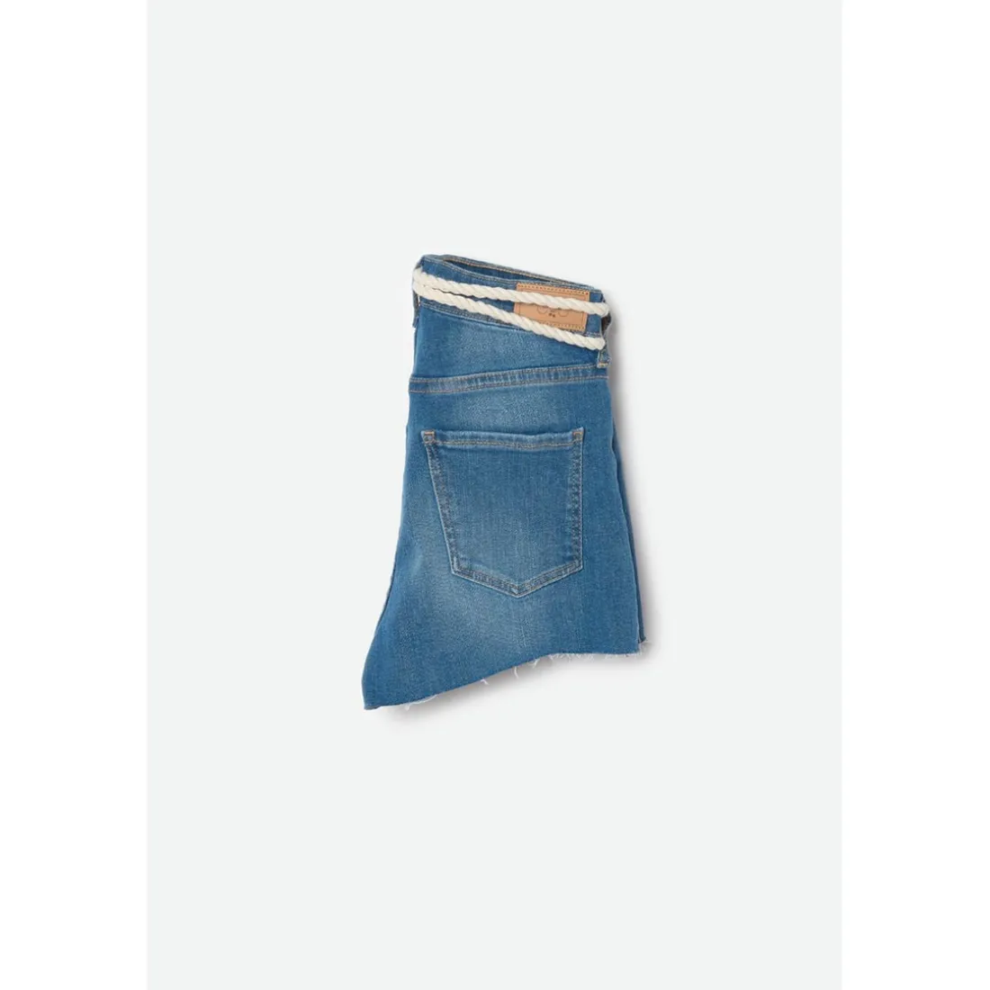 Short fille en jeans TIKI bleu