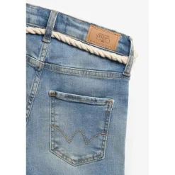 Short fille en jeans TIKO bleu