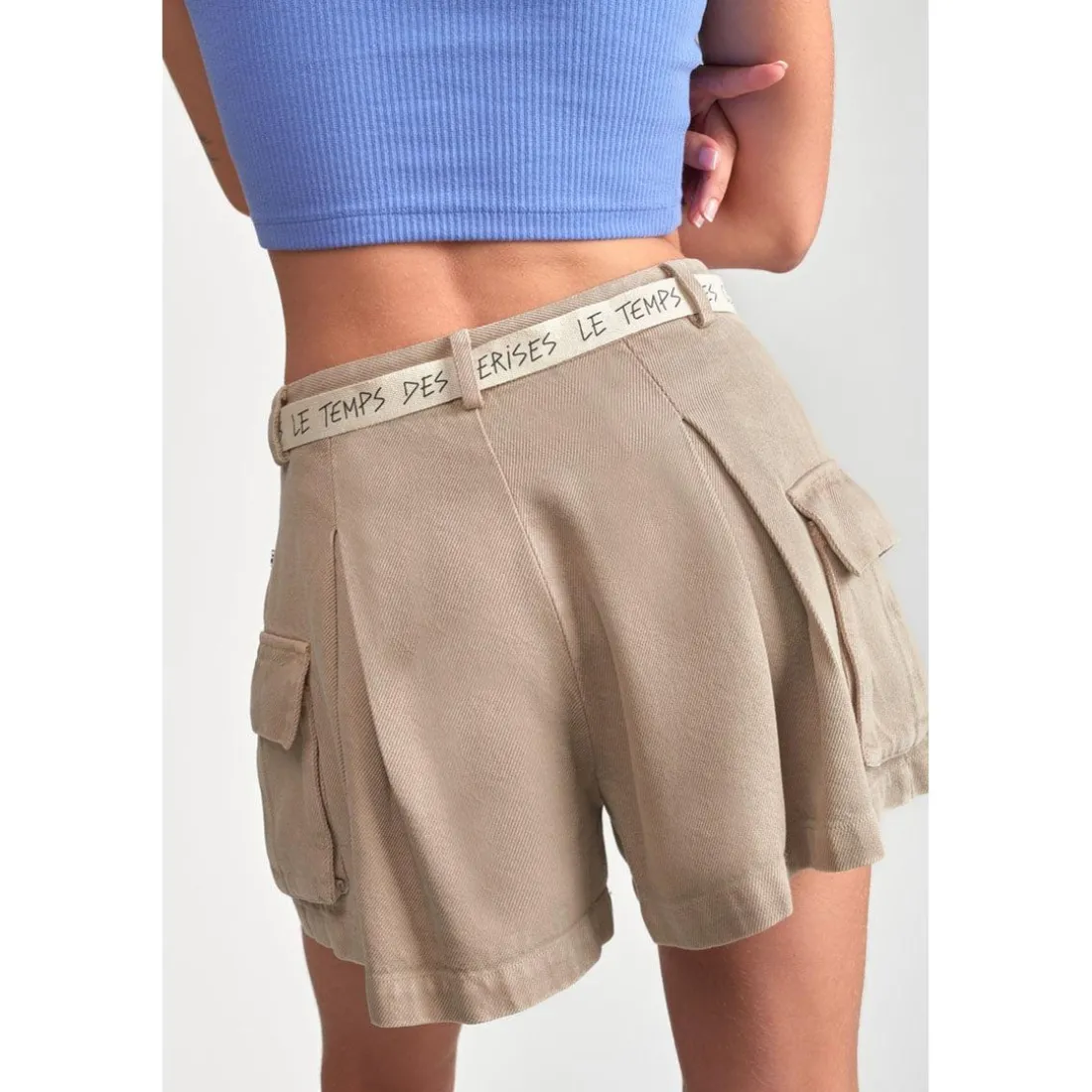 Short fille IZAGI beige