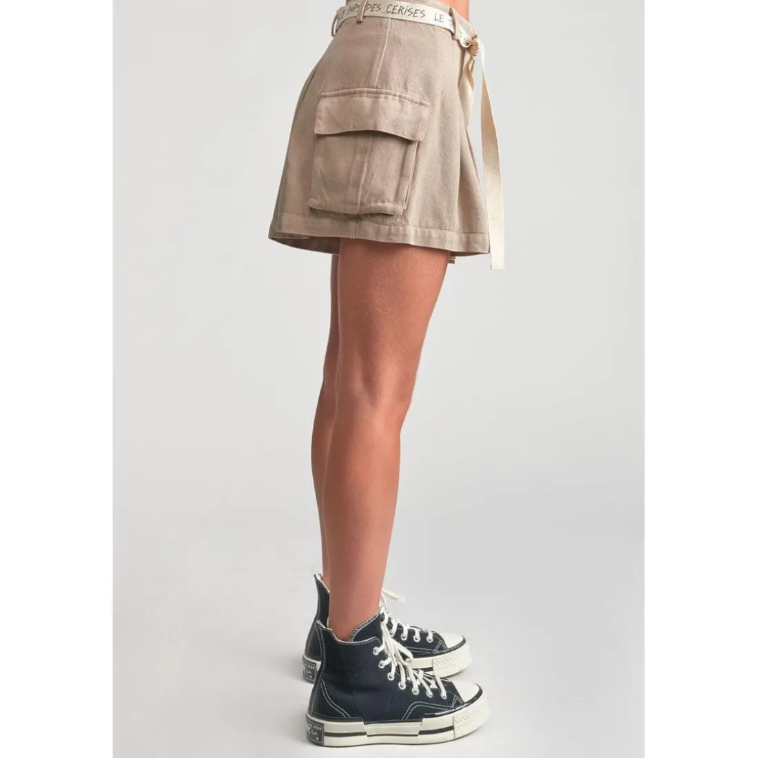 Short fille IZAGI beige