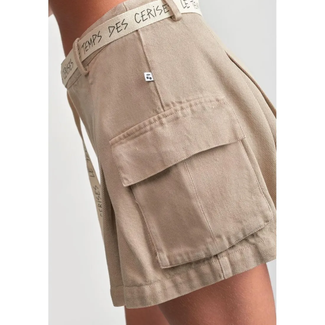 Short fille IZAGI beige