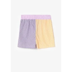 Short fille MEXGI blanc en coton