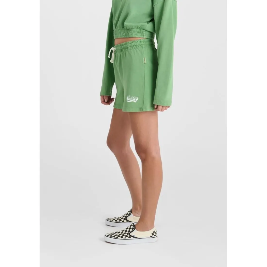 Short fille PARGI vert Nea en coton