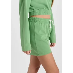 Short fille PARGI vert Nea en coton