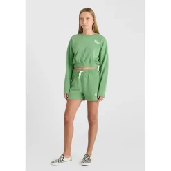 Short fille PARGI vert Nea en coton