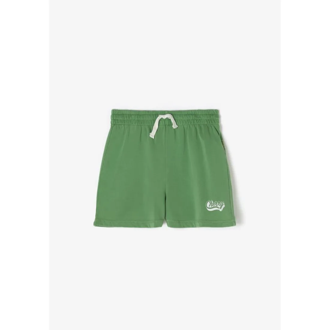 Short fille PARGI vert Nea en coton