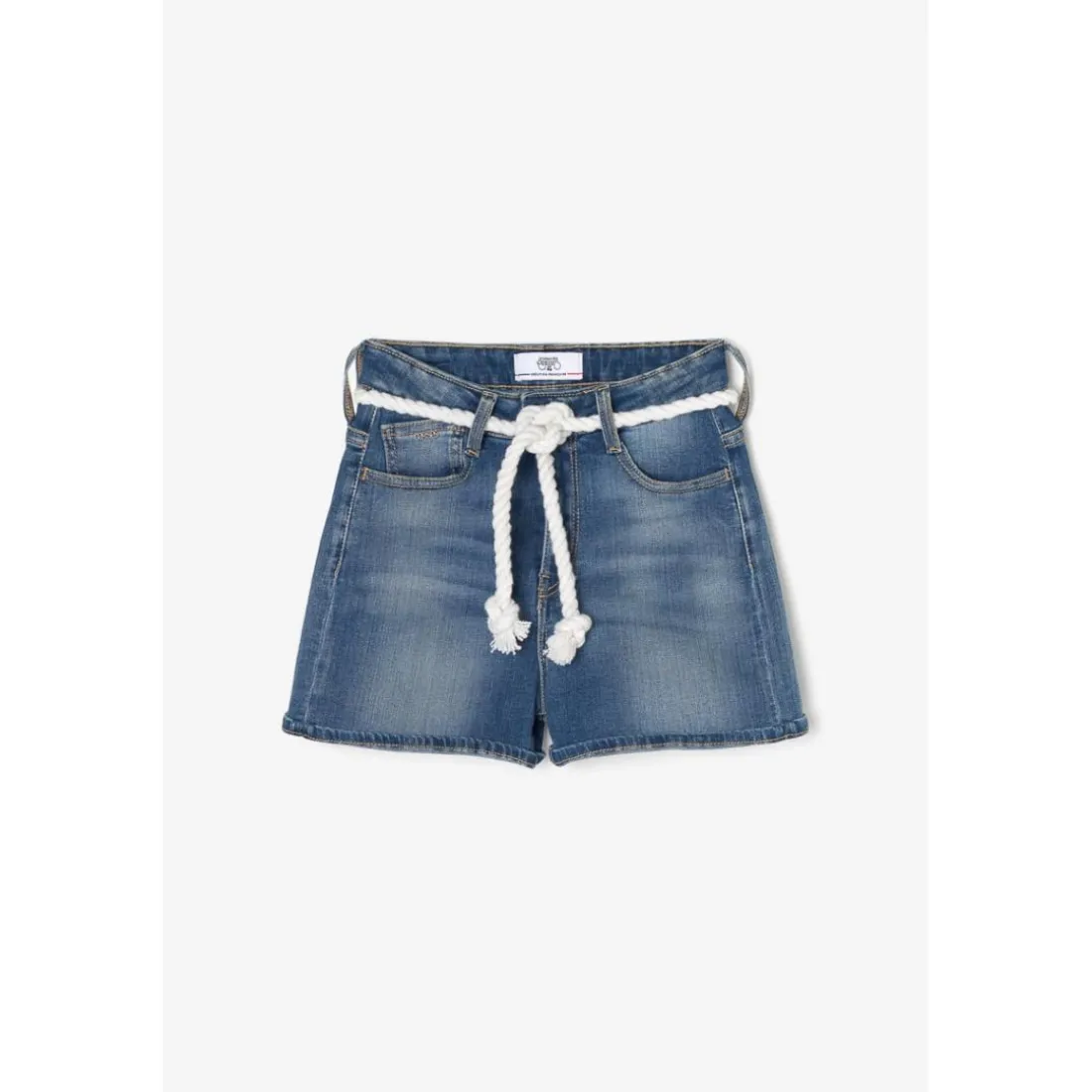 Short fille TIKO bleu Léna en coton Clara