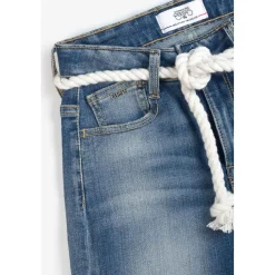 Short fille TIKO bleu Léna en coton Clara