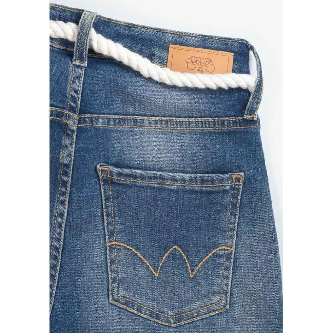 Short fille TIKO bleu Léna en coton Clara