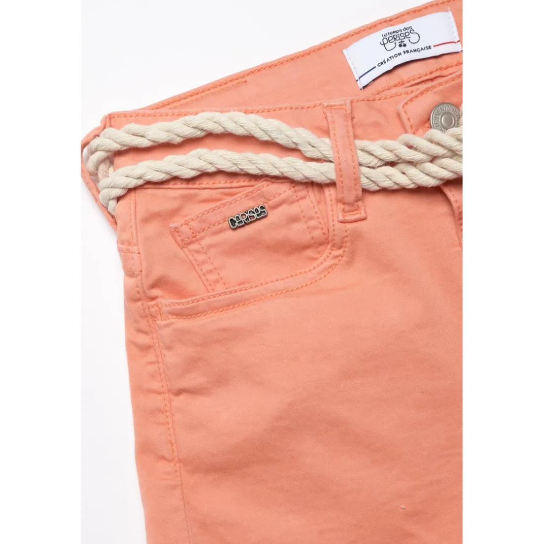 Short fille TIKO rouge