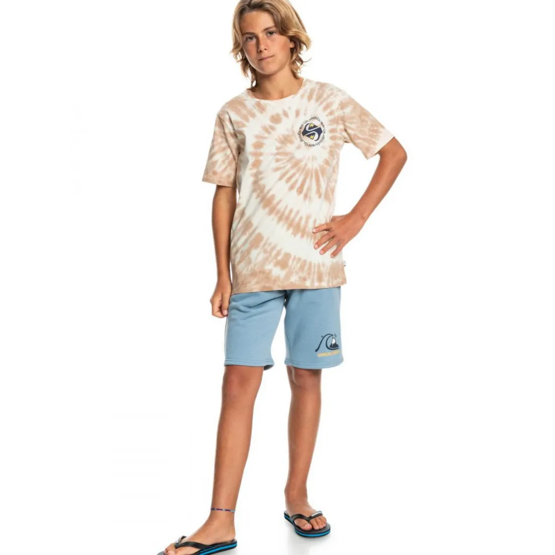 Short garçon bleu marine