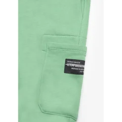 Short garçon TOTOBO vert en coton