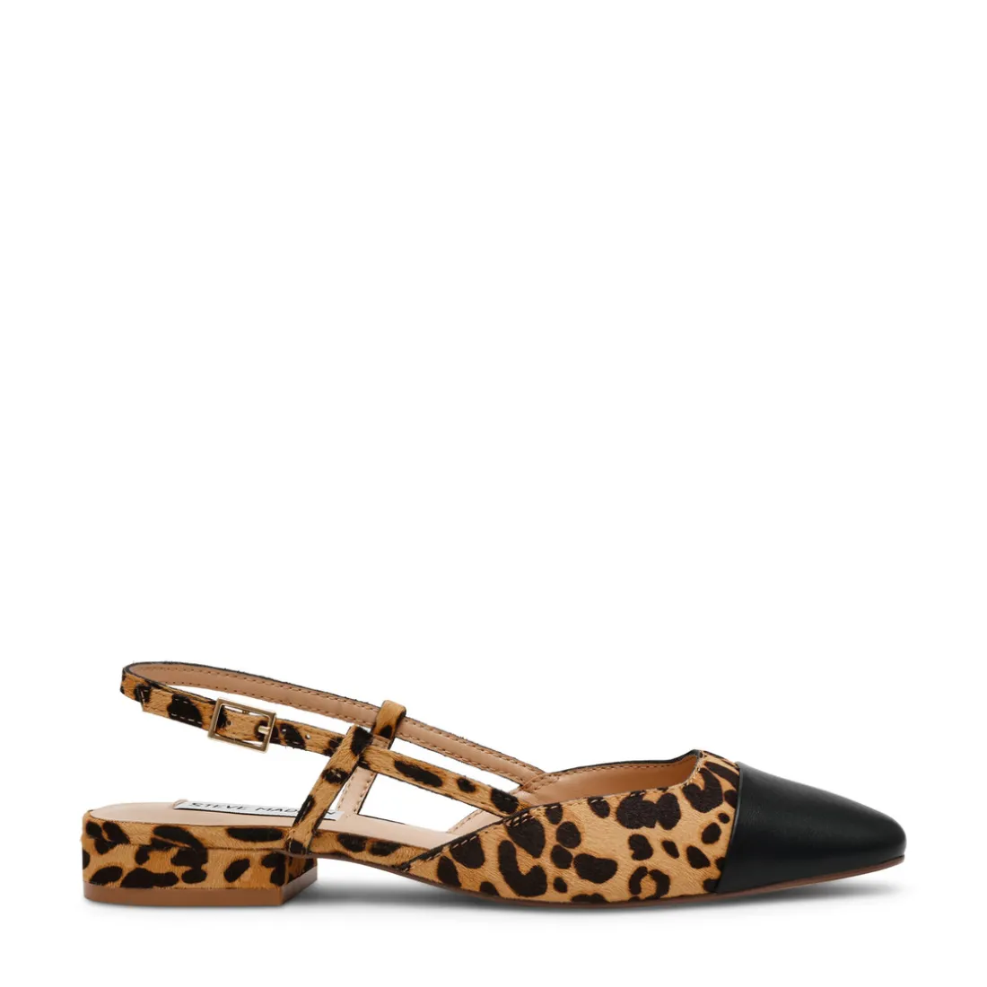 Slingback Belinda-L en cuir leopard