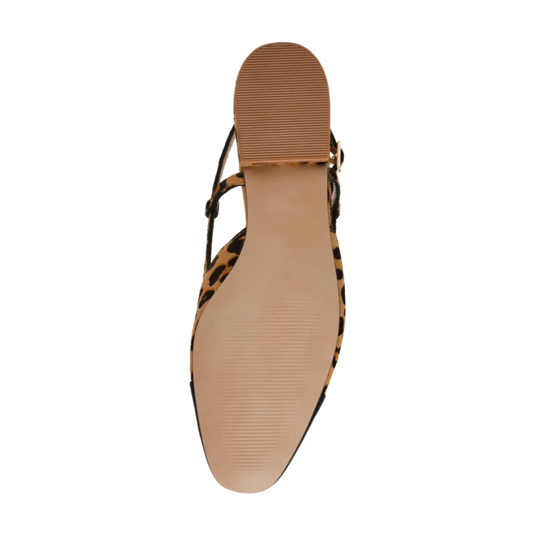 Slingback Belinda-L en cuir leopard