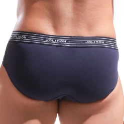 Slip bleu Coupe ajustée en coton