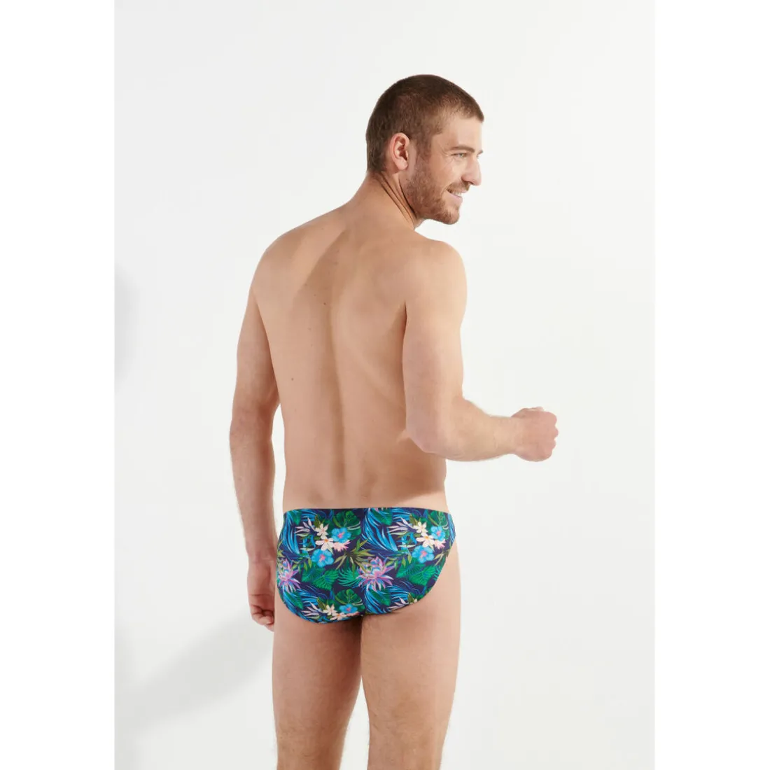 Slip bleu de la collection YONI Comfort