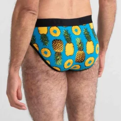 Slip Bleu Saxx Underwear CO en viscose