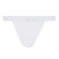 Slip échancré homme en coton et modal blanc