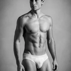 Slip CLASSIC blanc en coton