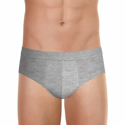 Slip Fusion gris en coton pour homme