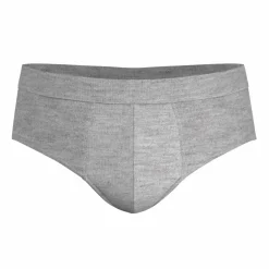 Slip Fusion gris en coton pour homme