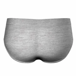 Slip Fusion gris en coton pour homme