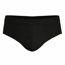Slip Fusion noir en coton pour homme