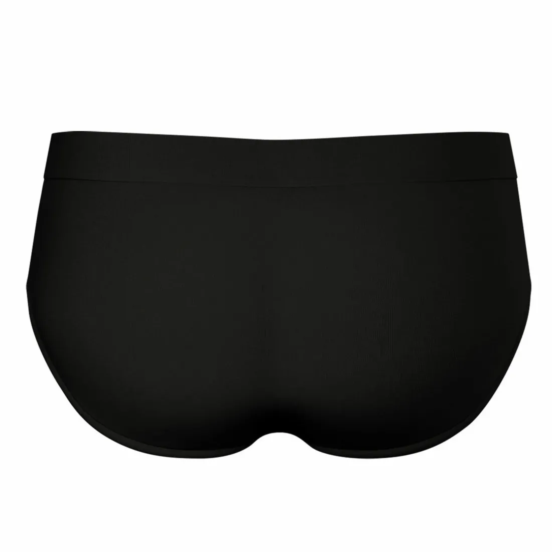 Slip Fusion noir en coton pour homme