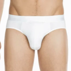 Slip HO1 blanc en coton