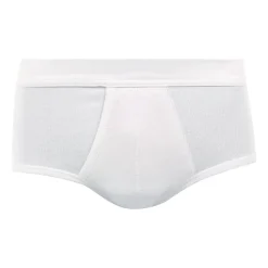 Slip Homme ouvert Coton Premium blanc
