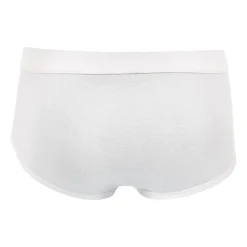 Slip Homme ouvert Coton Premium blanc