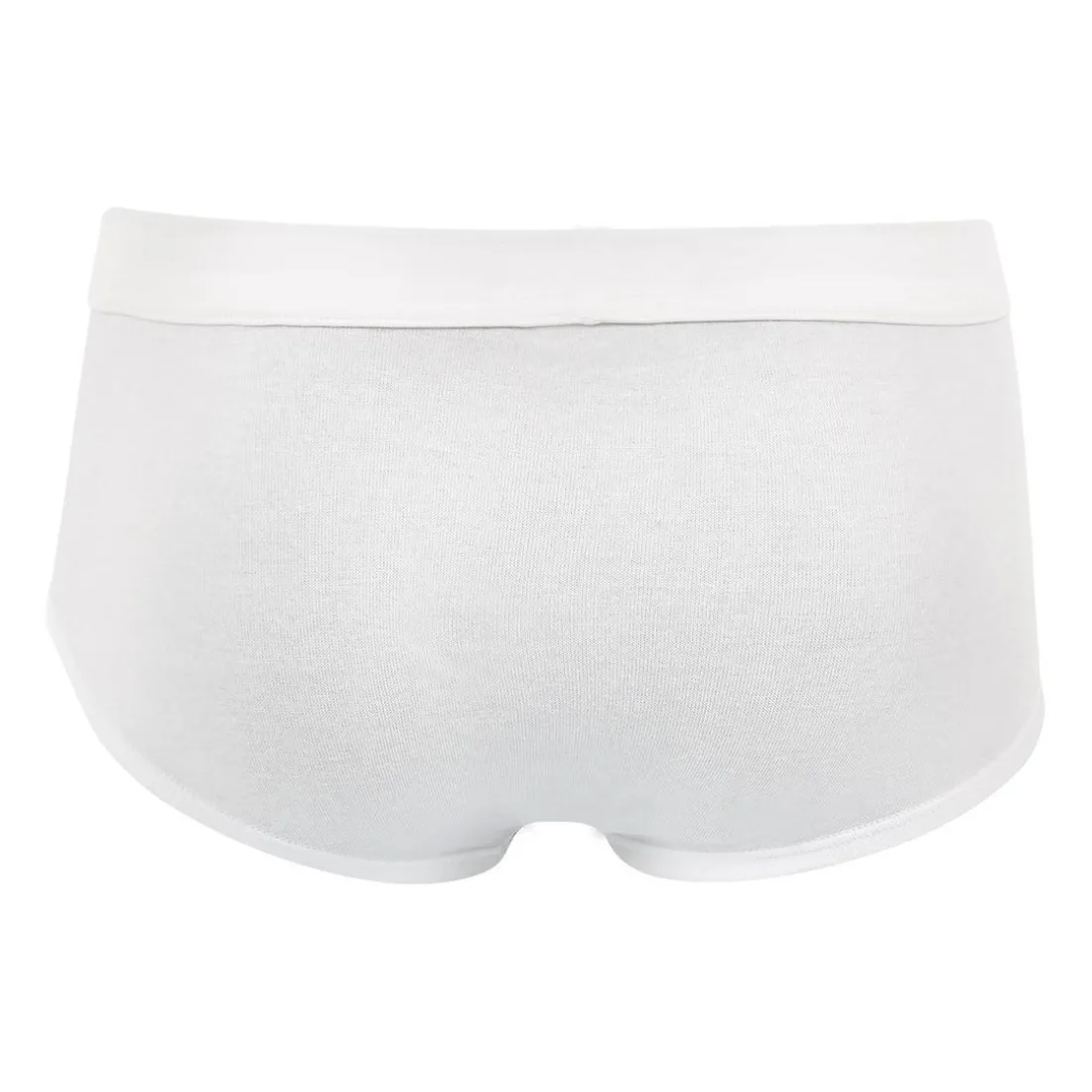 Slip Homme ouvert Coton Premium blanc