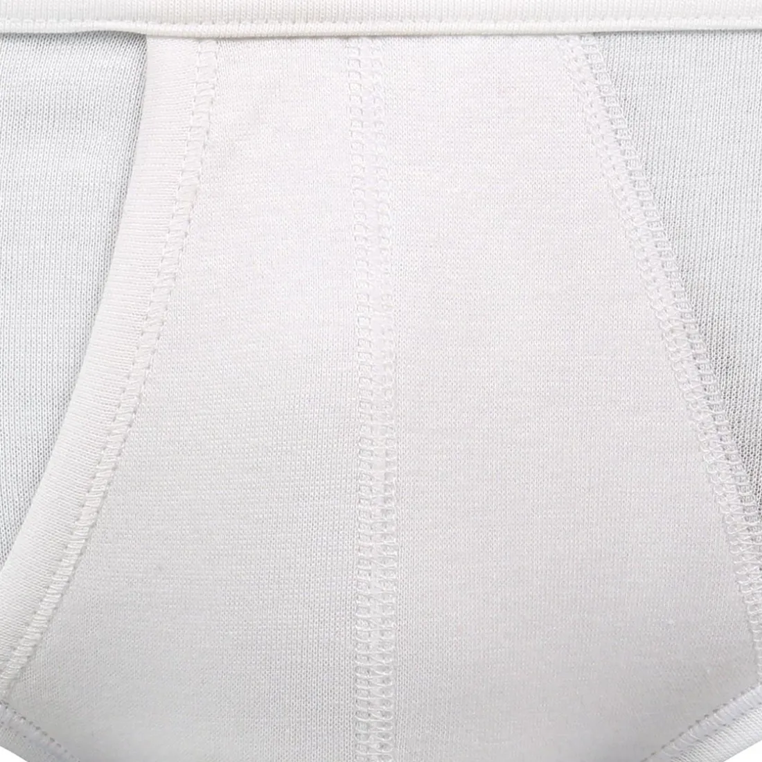 Slip Homme ouvert Coton Premium blanc