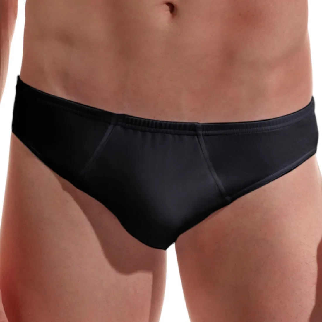 Slip moulant en coton noir