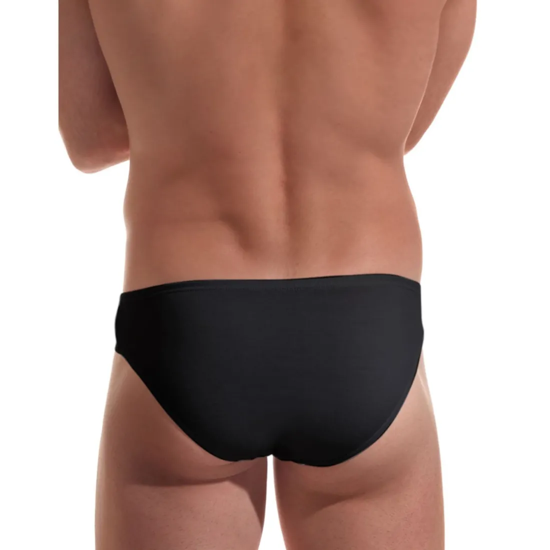 Slip moulant en coton noir