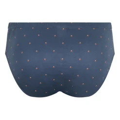 Slip taille basse homme Motifs Eminence violet en coton