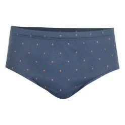 Slip taille haute fermé homme Motifs Eminence violet en coton