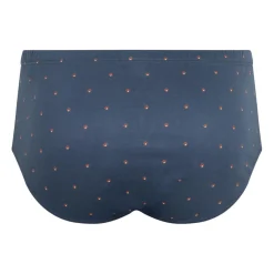 Slip taille haute fermé homme Motifs Eminence violet en coton