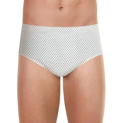 Slip taille haute fermé homme Motifs Eminence multicolore en coton
