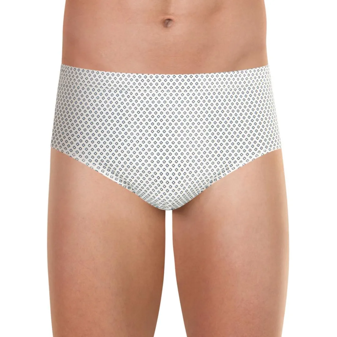 Slip taille haute fermé homme Motifs Eminence multicolore en coton