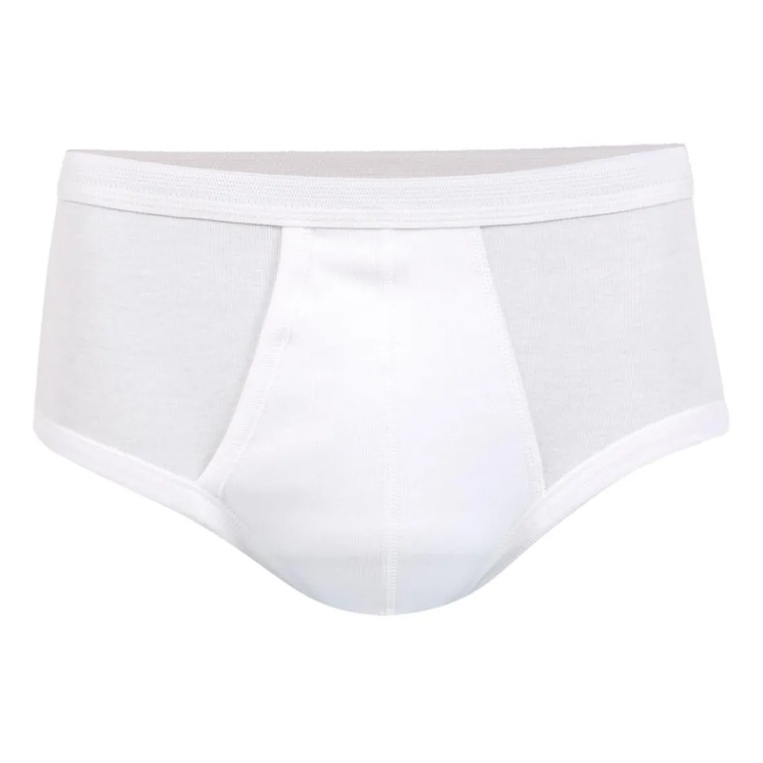 Slip taille haute ouvert Pur coton Premium Eminence blanc