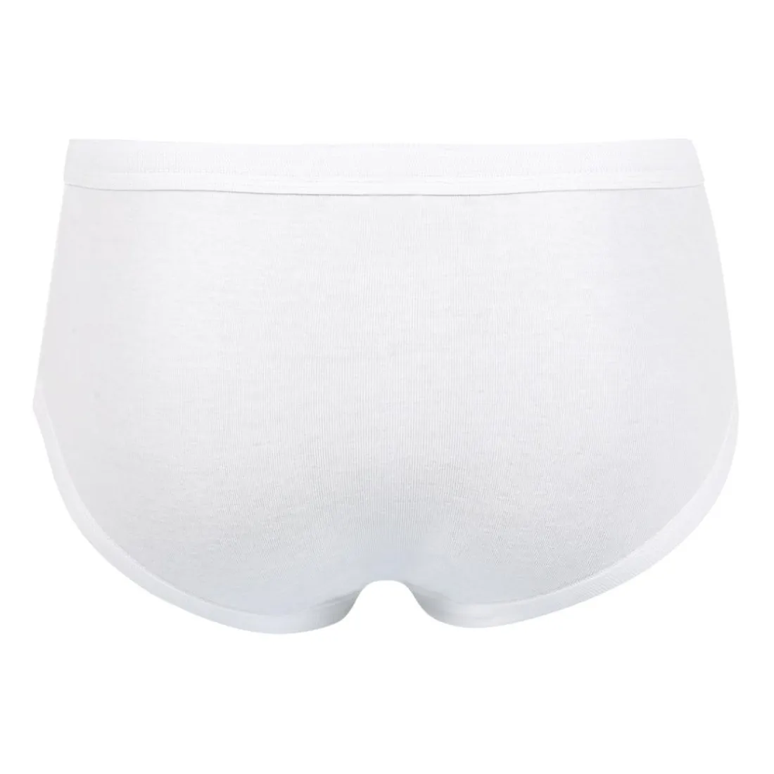 Slip taille haute ouvert Pur coton Premium Eminence blanc